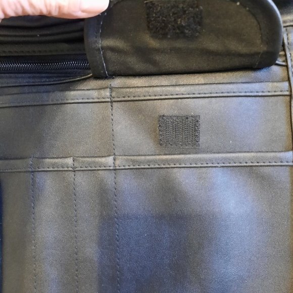 Coca-Cola Little Caesar's Pizza Promotional Leather Laptop Satchell Shoulder Bag - Picture 4 of 9